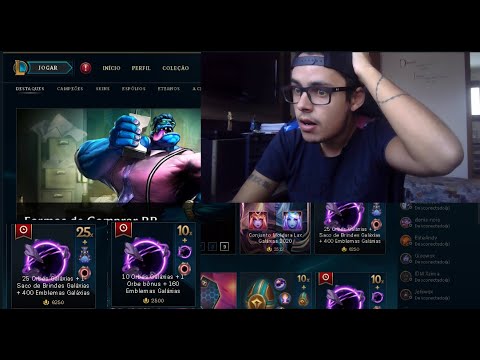 Abrindo 36 Orbes Galáxias no Lol + Saco de brindes galáxias