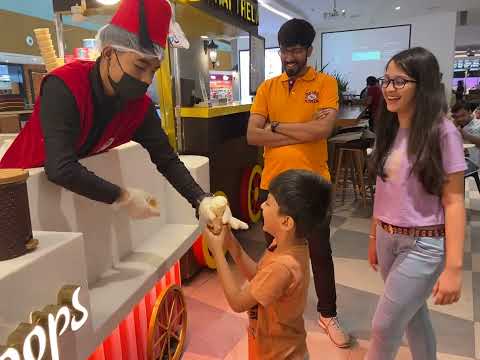 Fun with the Turkish ice cream