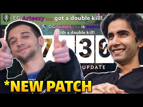7.30 DOTA: ARTEEZY vs SUMAIL Comeback to Tries New Patch
