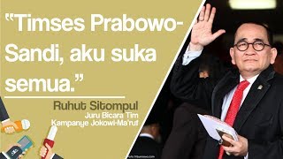 Ditanya Hal yang Tidak Disukai dari Timses Prabowo, Ini Jawaban Ruhut Sitompul