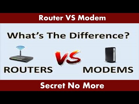 How Modem Works | How Router Works | modem vs router
