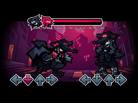 FNF - Gang Tape Sis (Cassette Girl Fanmade Mod) - Mirage (by WhosNero)