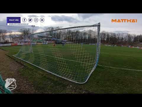 22. Spieltag Oberliga Süd 2021/22 Bischofswerdaer FV - VfB 1921 Krieschow // Endstand 1:1