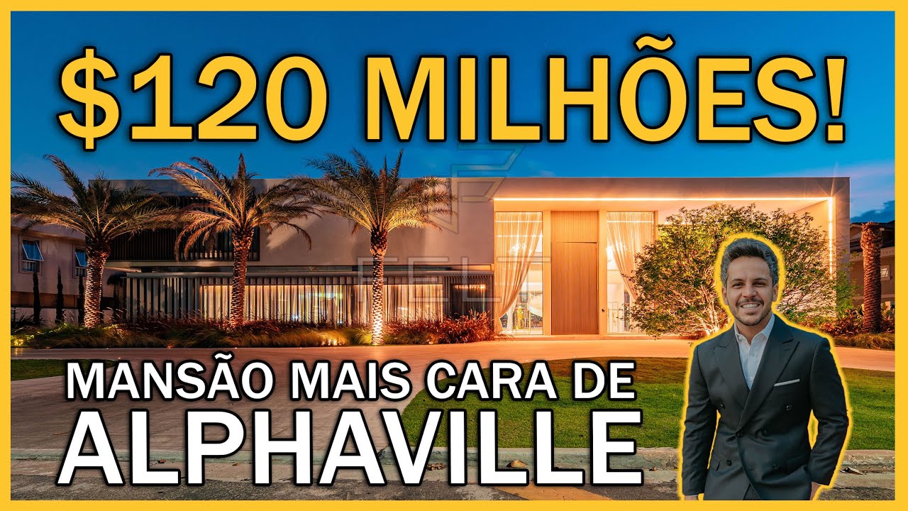 MANSÃO DE R$110.000.000,00 EM ALPHAVILLE   SÃO PAULO   A CASA MAIS LUXUOSA DO BRASIL