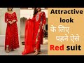 Attractive Red Suit Design 2021 Red Suit Combination Ideas Red Punjabi Suit Design Red Lover