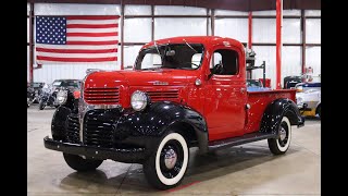 Video Thumbnail for 1947 Dodge Pickup