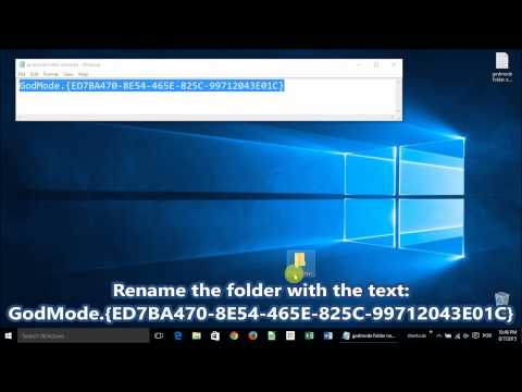 windows 10 access godmode