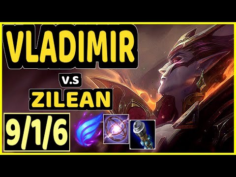 ODOAMNE (VLADIMIR) vs ZILEAN - 9/1/6 KDA TOP CHALLENGER GAMEPLAY - EUW