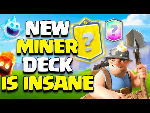 This *NEW* MINER CONTROL DECK IS BROKEN - Clash Royale