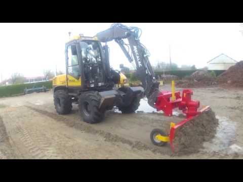 Mecalac 12MTX Nivelage