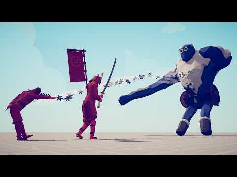 SHOGUN & SENSEI vs EVERY UNIT - Totally Accurate Battle Simulator TABS