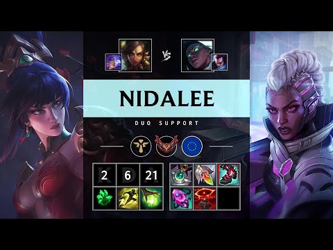 Nidalee Support vs Senna - EUW Grandmaster Patch 25.16