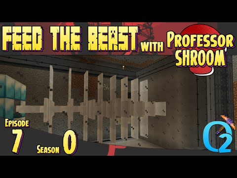 Feed the Beast Monster - S0 EP7 - Big Reactors 24,000 RF/t Turbine!