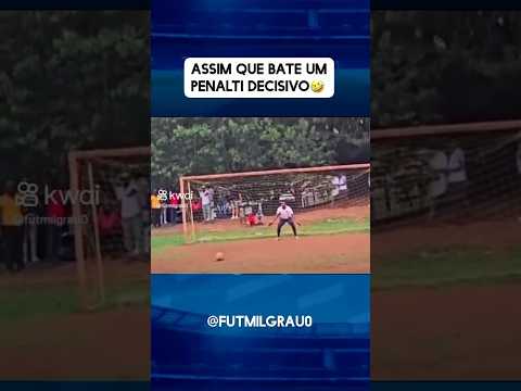 ASSIM QUE BATE UM PÊNALTI DECISIVO 🤣🤣