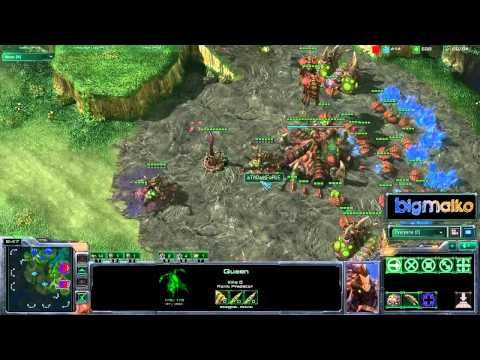 Game#10 Starcraft 2 aTnDarkforce(z) vs Drewbie (z) Lost Temple