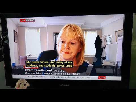 A level results BBC interview