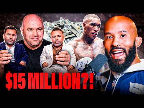 "Why Aren't UFC Champs Getting 15M?!" | Mighty Mouse Reacts To Dana White Paying Boxer $15 MILLION!