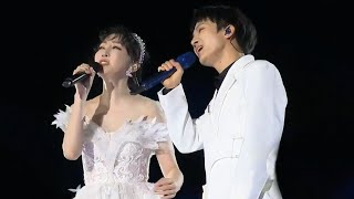 Zhou Shen &amp; Sa Dingding - Upwards to the Moon / 萨顶顶/周深《左手指月》/ Чжоу Шэнь и Са Диндин - Вверх к Луне