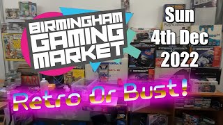 8-Bit Game Hunting At Birmingham Gaming Market December 2022! | Retro Or Bust! 4K