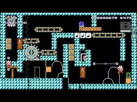 A Small, Spiney Puzzle! Ver1.1 - Super Mario Maker