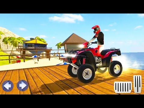 Coast Guard Beach Rescue Team - Emergency ATV Quad Bike Driving - Android Gameplay(