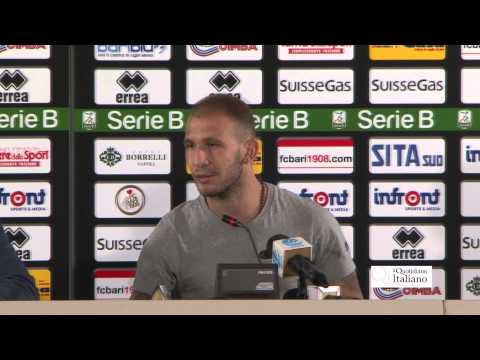 Fc Bari, conferenza stampa Cristian Galano