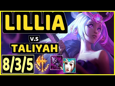 TINOWNS (LILLIA) vs TALIYAH - 8/3/5 KDA MID CHALLENGER GAMEPLAY - BR
