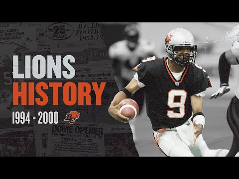 BC Lions  Historical Reviews: 1994-2000