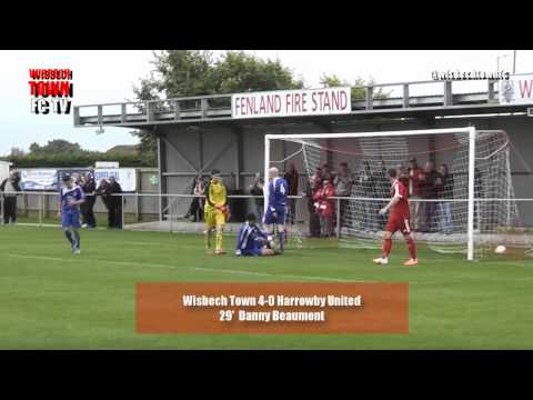 Wisbech Town v Harrowby United - UCL - 20/09/14 *Wisbech goals only*