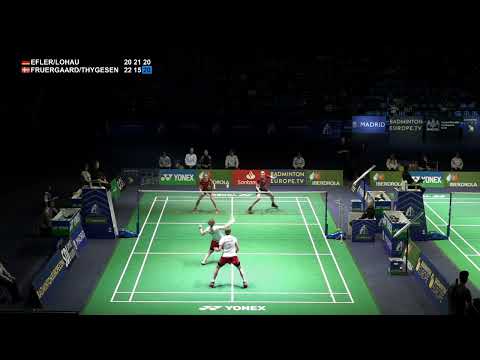Match Point - Efler / Lohau vs Fruergaard / Thygesen - WD, SF - European Championships 2022