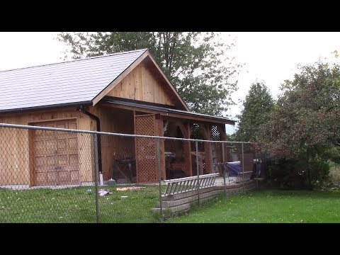 The Woodpecker Ep 202 -  A carport for my firewood at the back of the shop part 2