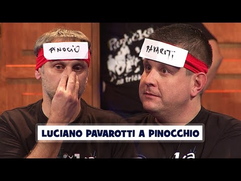 Partička: Čelovka: Luciano Pavarotti a Pinocchio