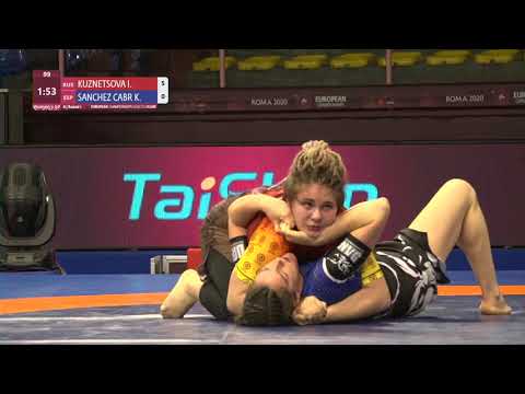 Round 1 Women's GP No-Gi - 71 kg: I. KUZNETSOVA (RUS) v. K. SANCHEZ CABR (ESP)