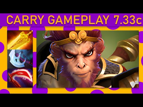 ⭐20+ Kills! Monkey King Carry Gameplay - Dota 2 Top MMR