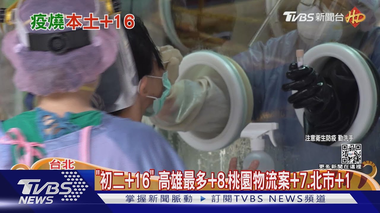 「初二+16」高雄最多+8、桃園物流案+7、北市+1