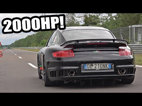 2000HP Porsche 9ff 911 GT2 Turbo Acceleration 0-364 KM/H! 😱