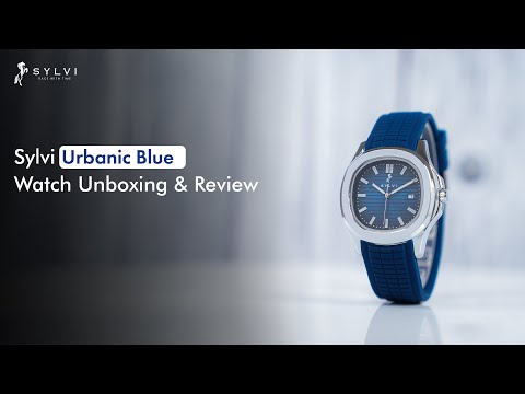 Sylvi Urbanic Blue Silicone Watch | Unboxing & Detailed Review | Premium Men’s Wristwatch