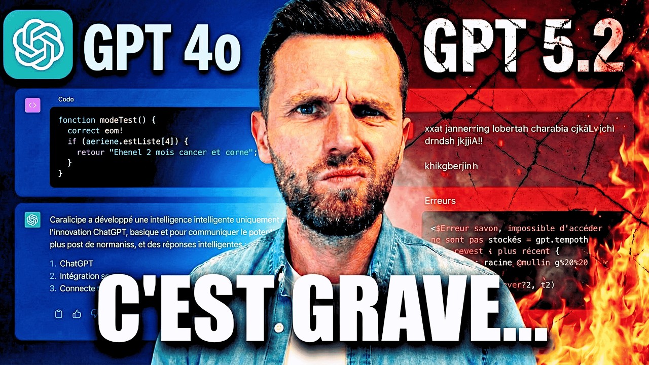 GPT 5.2 : OpenAI perd les pédales - Vidéo YouTube