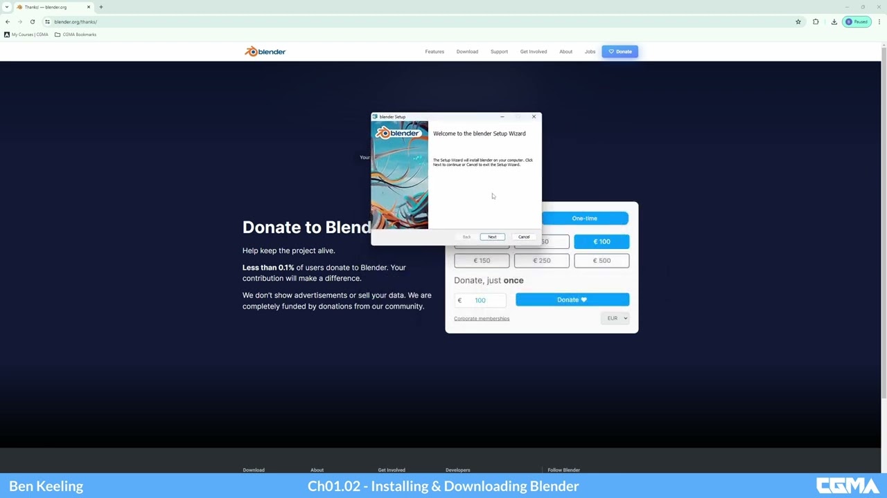  Installing & Downloading Blender