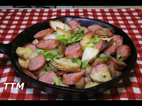 How to Cook Smoked Sausage and Potatoes in the Toaster...