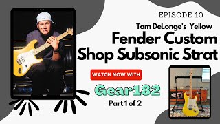 Video thumbnail for History of Tom DeLonge's Yellow Fender Custom Shop Subsonic! by Gear182