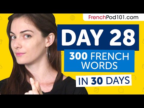 Day 1 10 300 Learn 300 French Words in 30 Days Challenge
