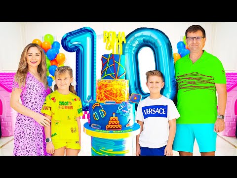 Diana y Roma celebran la fiesta del 10º cumpleaños de Roma