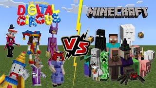 The Amazing Digital Circus VS Minecraft Mobs