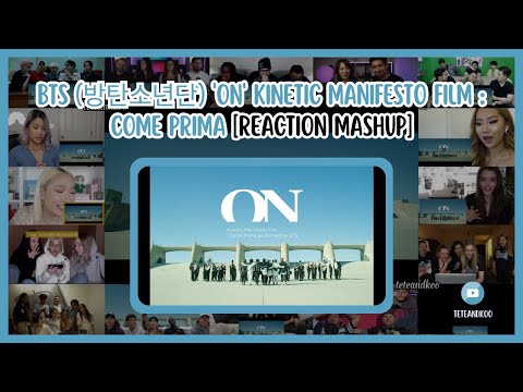 [BTS] BTS 'ON' Kinetic Manifesto Film : Come Prima | Reaction mashup