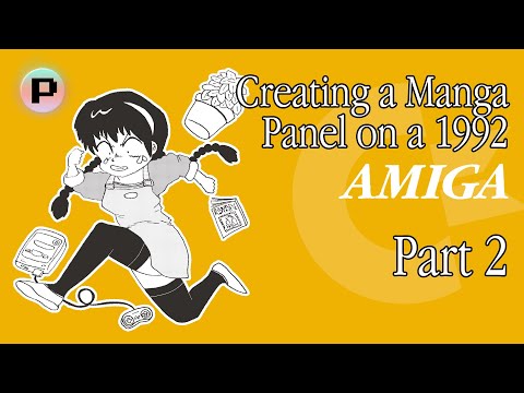 Creating a Manga Panel on a 1992 Commodore Amiga - Part 2