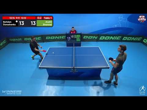 10:30 Bohdan Doroshenko 0-3 Andrii Shamrai West 1 WIN CUP 14.11.2022 | TABLE TENNIS WINCUP