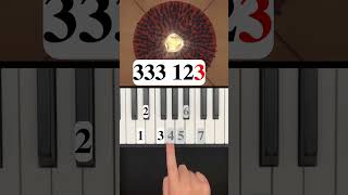 squid game mingle song piano tutorial #shorts