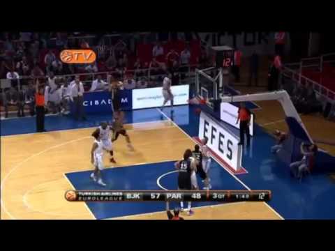 Marko Čakarević - Besiktas Istanbul vs Partizan Belgrade 81-65 (EL G1, 12.10.2012)
