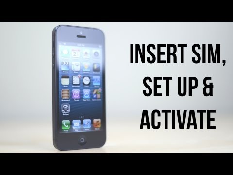 iPhone 5: How To Set Up, Activate & Insert / Remove...